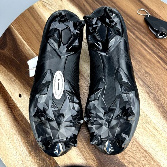 Adidas Predator Accuracy.1 SG Men's 8.5/Women's 9.5 Soccer Cleats Black GW4581 - Picture 7 of 11